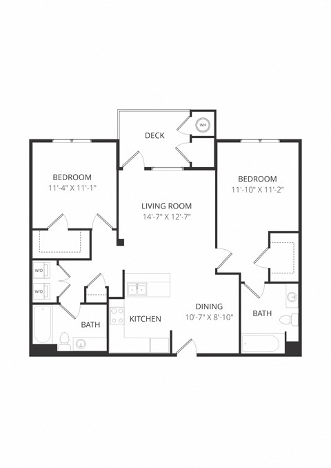 bedroom floor plan | the mansions on the park